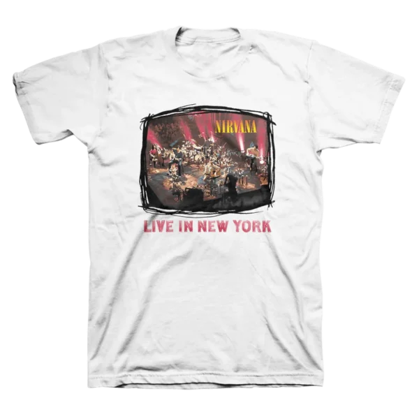 Live in New York men &women Tee