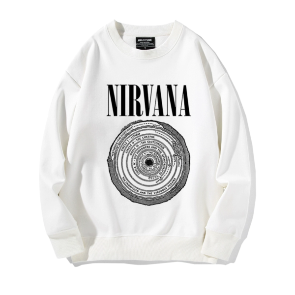 Nirvana Angel rock band round neck sweatshirt